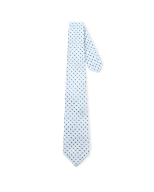 Kiton Blue Silk Tie for men