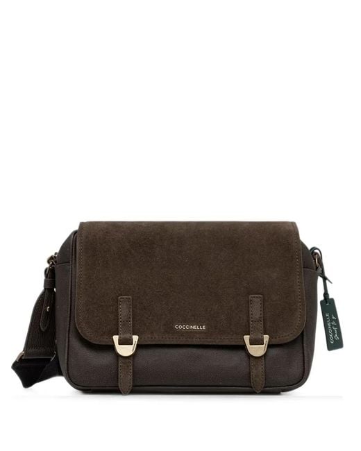 Coccinelle Brown Smart To Go Campus Messenger Bag for men