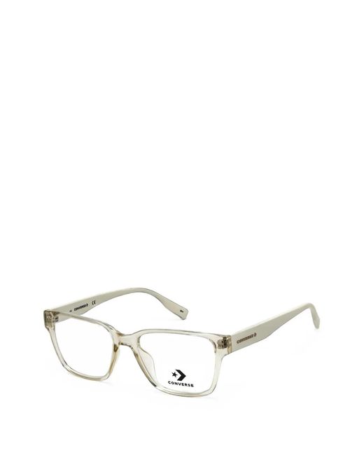 Converse White Rectangle-Frame Glasses