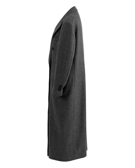 Tagliatore Black Eccesso Double-Breasted Coat