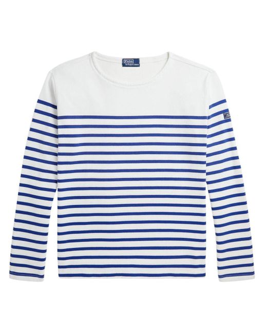 Polo Ralph Lauren Blue Striped Boating Jersey T-shirt for men