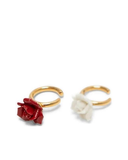 Andres Gallardo Blue Mini Rose Single Earring