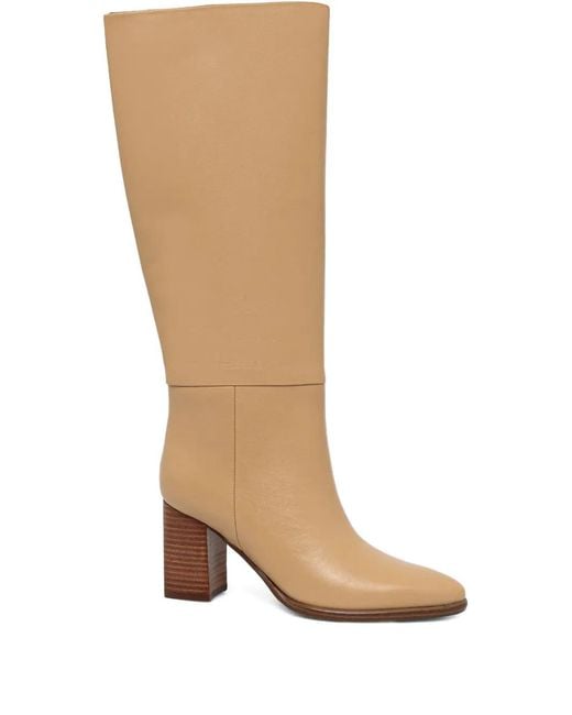 Guess White Block Heel Boots