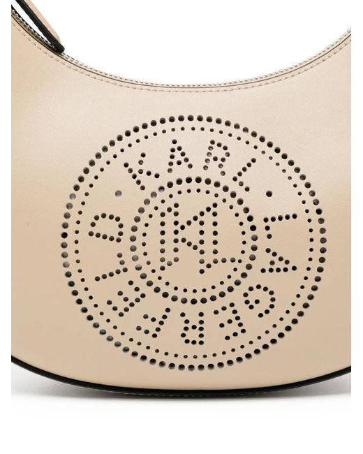Karl Lagerfeld Natural K Circle Moon Shoulder Bag