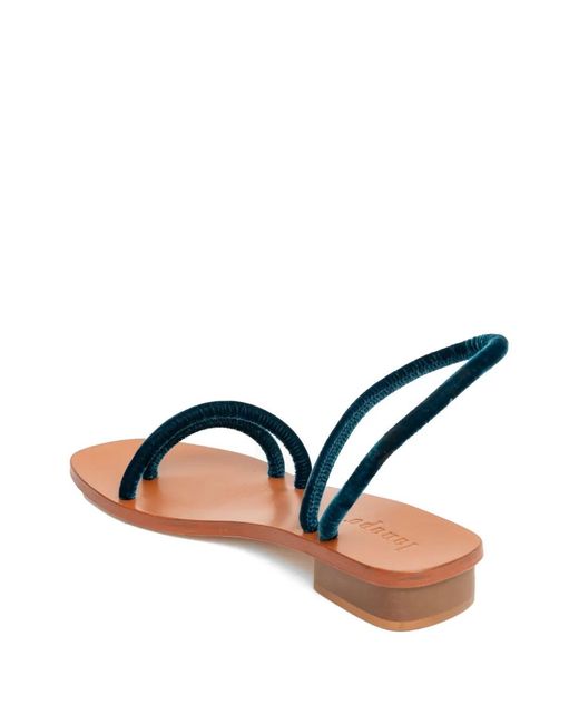Lanapo White Monterroso Tubular-Strap Sandals