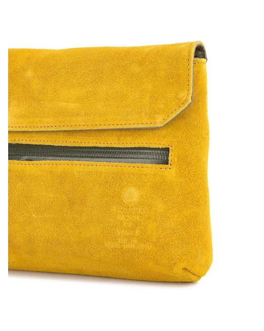 As2ov Yellow Flap Shoulder Bag for men