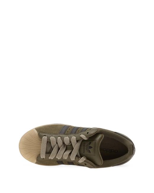 Adidas Green Superstar Ii Sneakers