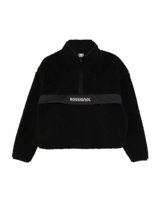 Rossignol Alltrack Fleece Jack Met Halve Rits in het Black