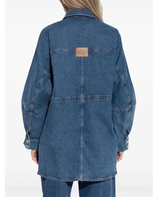 Munthe Denim Shirtjack in het Blue