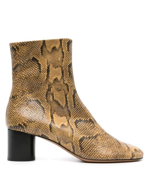 Isabel Marant Brown Laeden 50 Leather Ankle Boots