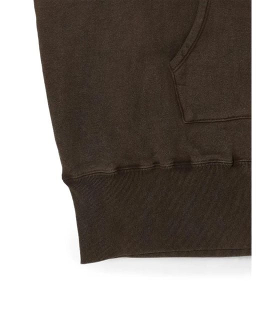 TAIGA TAKAHASHI Brown Lot.620 Snap-Button Hoodie