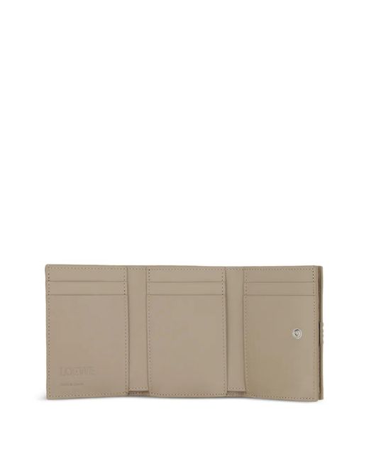 Loewe Natural Anagram Tri-Fold Wallet