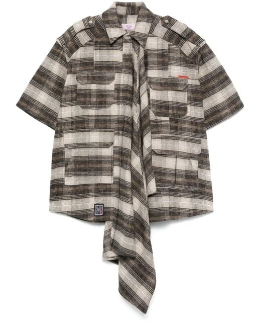 Martine Rose Blanket Safari シャツ Gray