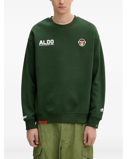 Aape By A Bathing Ape Sweater Met Logo En Aap in het Green voor heren