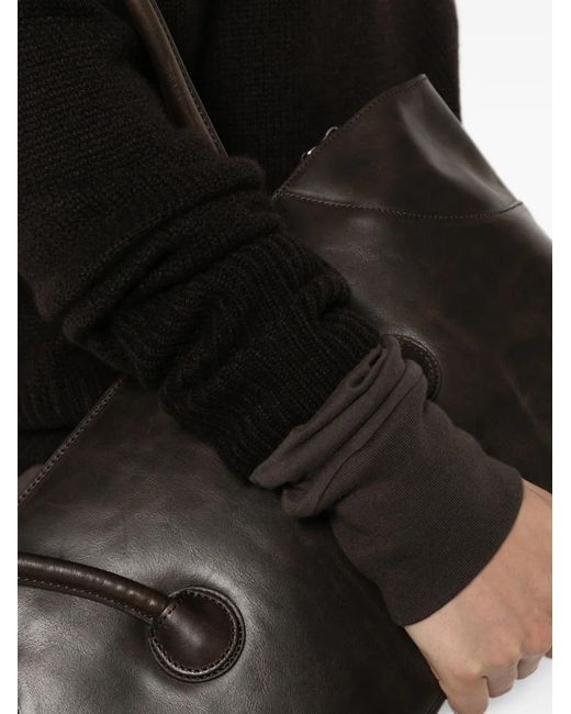 Lisa Yang Black Crew-Neck Sweater