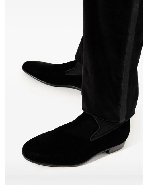 Etro Black Suede Loafers for men