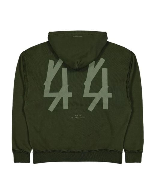 44 Label Group Hoodie mit Kängurutasche in Green für Herren