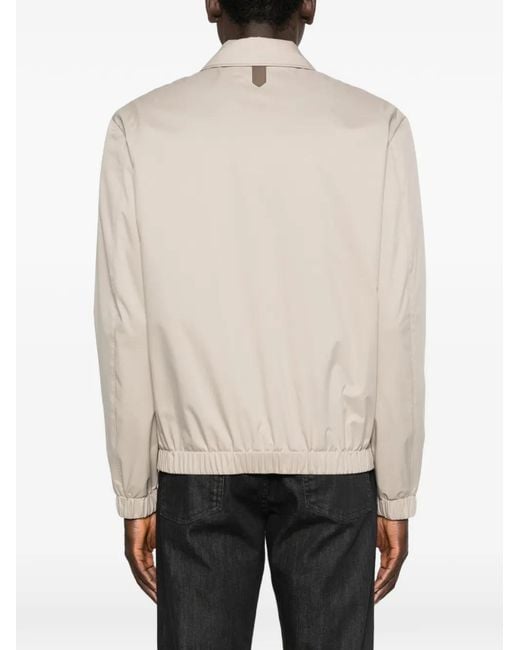 Canali Natural Zip-Up Jacket for men