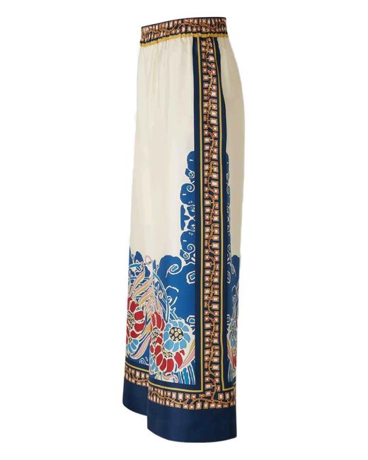 LaDoubleJ Broek Met Elastische Taille in het White