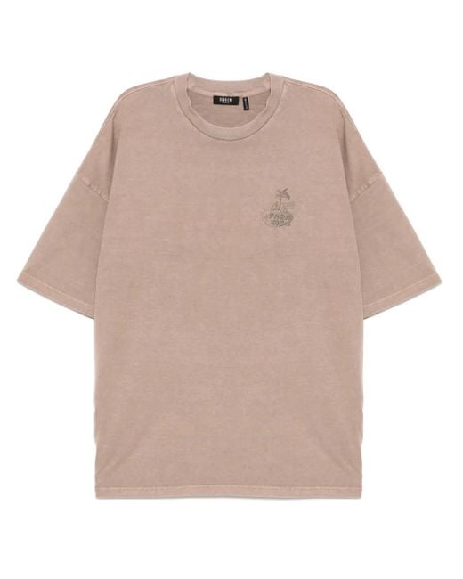FIVE CM Natural Graphic-Print T-Shirt for men