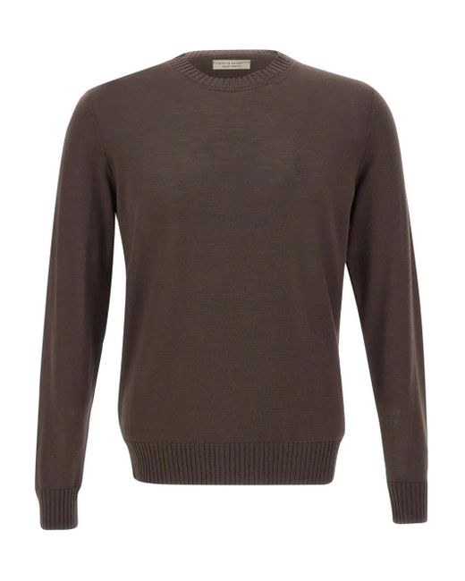 FILIPPO DE LAURENTIIS Pullover mit rundem Ausschnitt in Brown für Herren