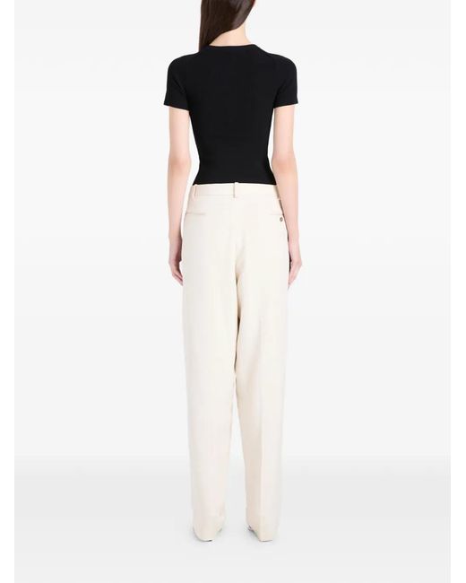 Proenza Schouler Black Sky Ribbed T-Shirt