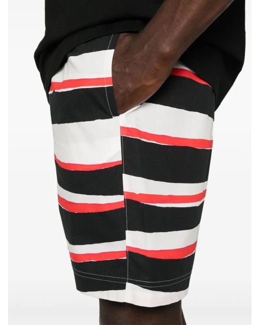 Short À Rayures MSGM pour homme en coloris Black