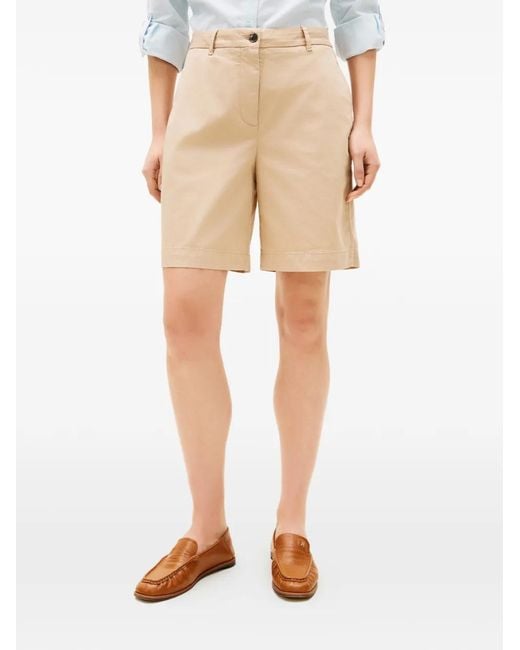 Tommy Hilfiger Natural Buttoned Shorts