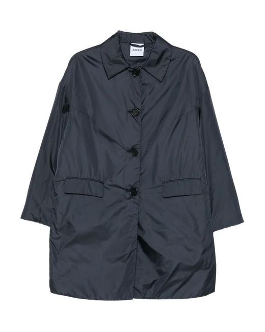 Aspesi Zak Met Knoopsluiting in het Blue
