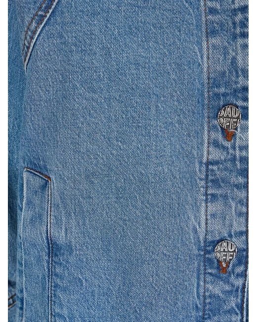 Baum und Pferdgarten Blue Suede-Collar Jacket