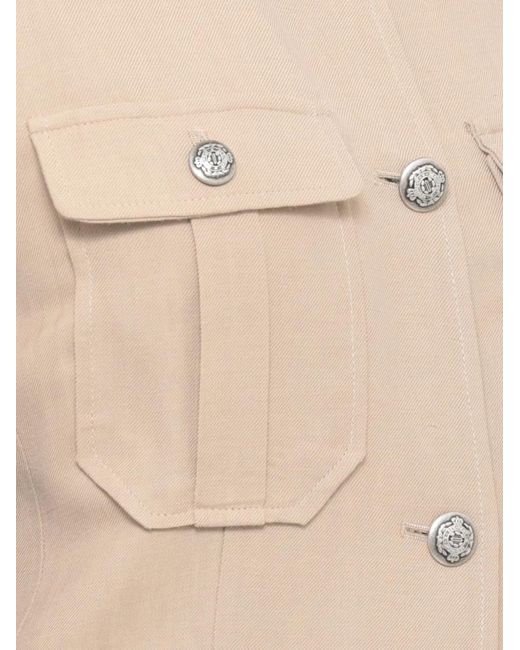 Antonelli Natural Multi-Pocket Fitted Jacket