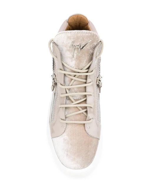Giuseppe Zanotti Natural Kriss Hi-Top Sneakers