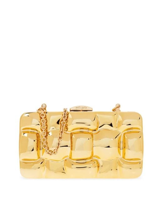 Cult Gaia Metallic Darcy Clutch Bag