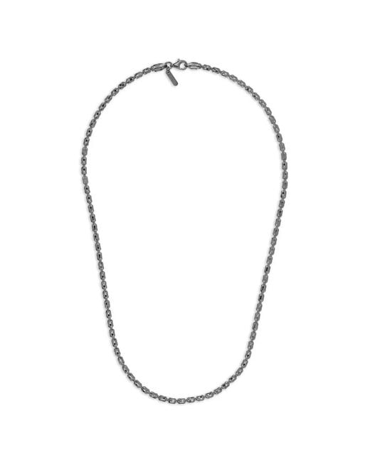 Desmo Blue Barrel-Shaped-Bead Necklace for men
