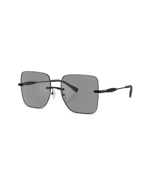 Michael Kors Gray Quèbec Rimless Sunglasses