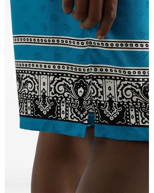 Dolce & Gabbana Blue Bermuda Shorts for men