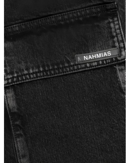 メンズ NAHMIAS カーゴジーンズ Black