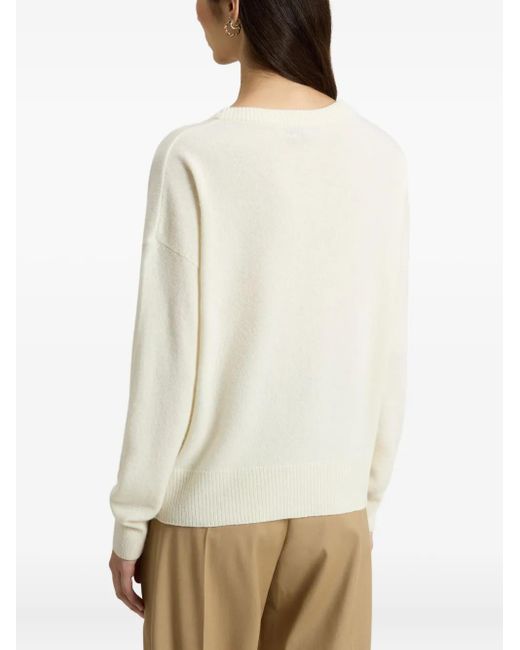 Jersey Con Cuello Redondo Woolrich de color White
