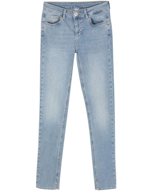 Liu Jo Blue Low-rise Skinny Jeans
