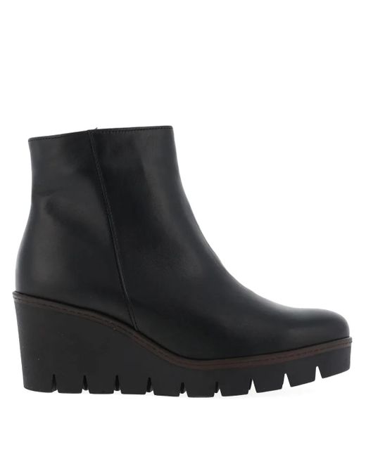 Gabor Black 50Mm Utopia Wedge Ankle Boots
