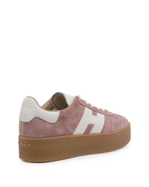 Hogan Brown Cool Sneakers