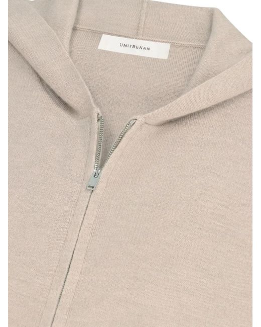 Umit Benan Natural Sunset Knit Hoodie for men