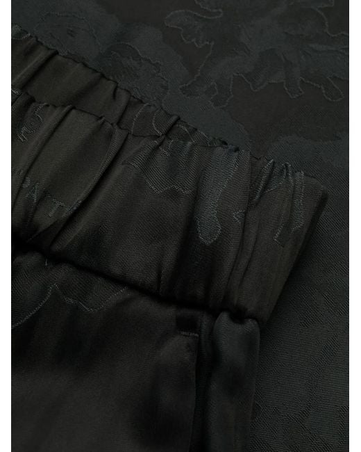 Off-White c/o Virgil Abloh Black Piped-trim Pyjama Trousers