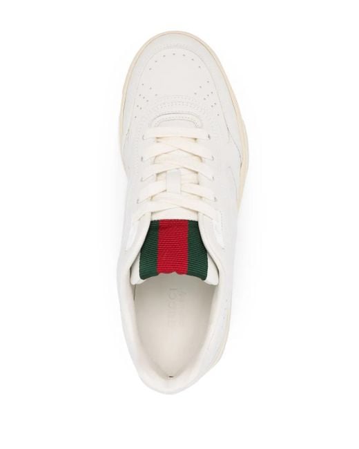 Gucci White Re-Web Damensneaker, Grösse