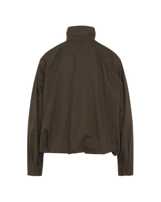 Lemaire Brown Cotton Blouson Jacket