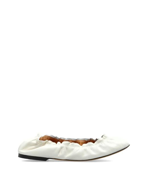 Odissi White Ballerines