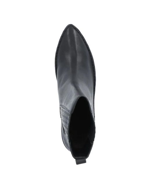 Tory Burch Black Point-Toe Chelsea Boots