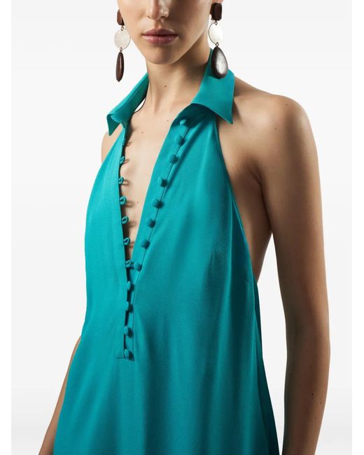 Taller Marmo Blue Barbara Maxi Dress
