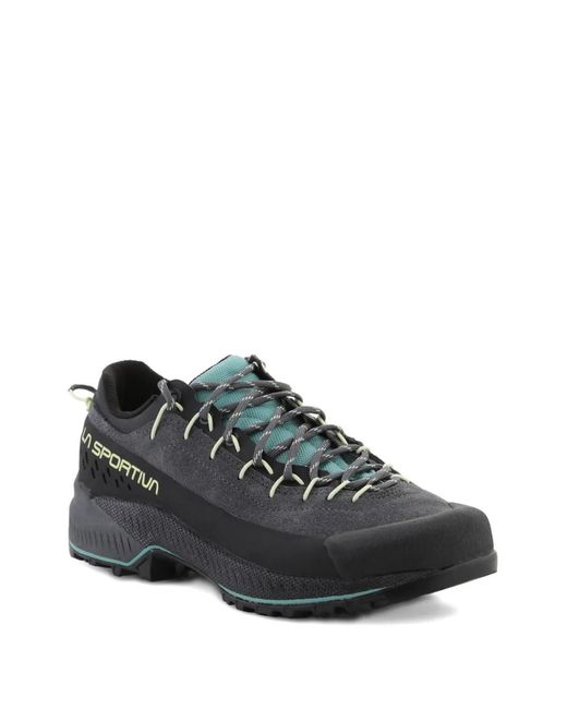 La Sportiva Black Lace-Up Suede Sneakers