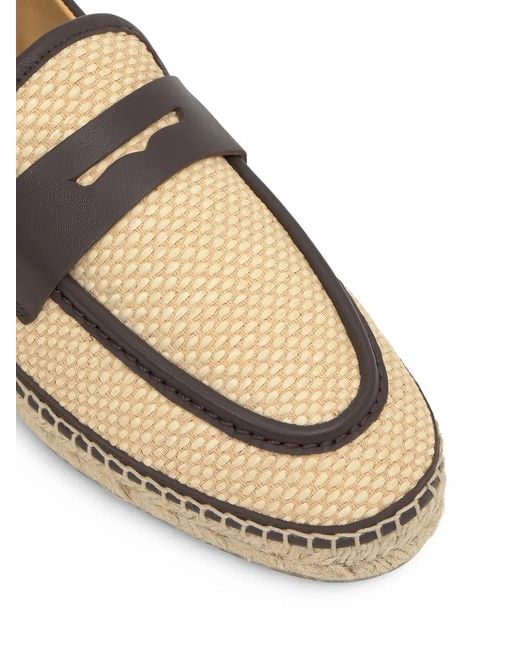 Castaner White Woven Leather Espadrilles for men